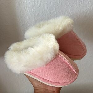 Crown Vintage Pink and Cream Kids Shoes